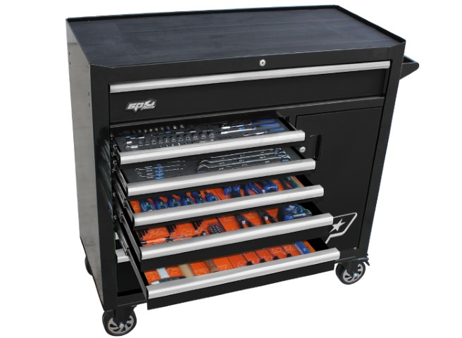 SP - TOOLKIT 217PC METRIC/SAE IN BLACK CUST ROLL CAB 